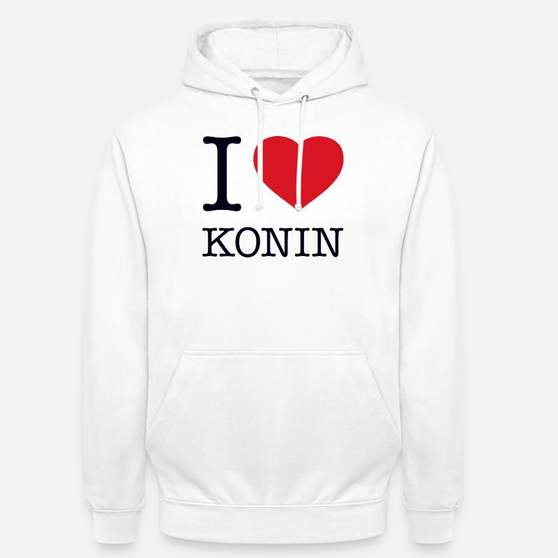 J’ADORE KONIN - Sweat-shirt à capuche unisexe - blanc