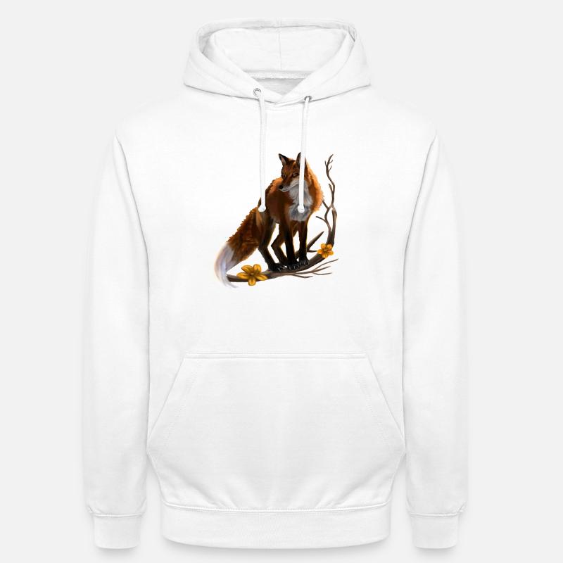 Fuchs - Unisex Hoodie - Weiß