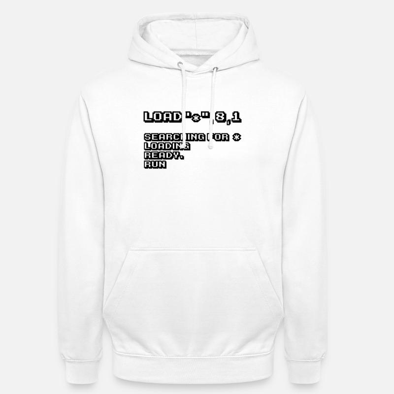 Retro Computing und 8-Bit Nostalgie - Unisex Hoodie - Weiß