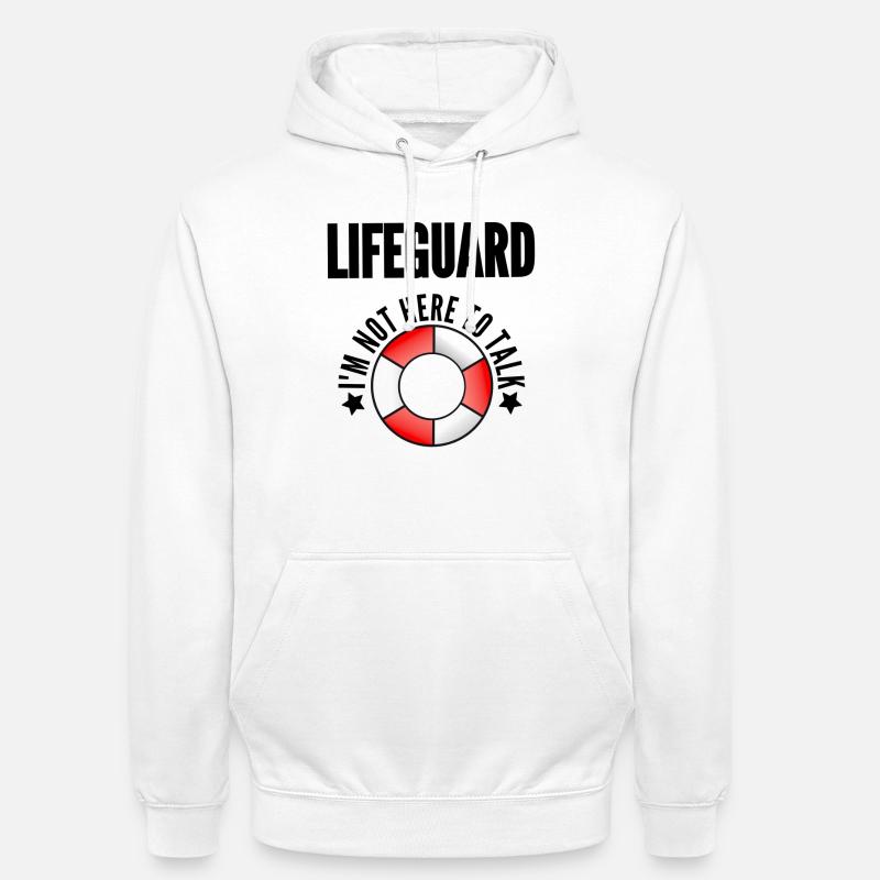 SAUVETEUR - Rettungsschwimmer - Sweat-shirt à capuche unisexe - blanc