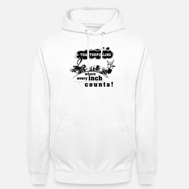 TP où chaque centimètre compte - Sweat-shirt à capuche unisexe - blanc
