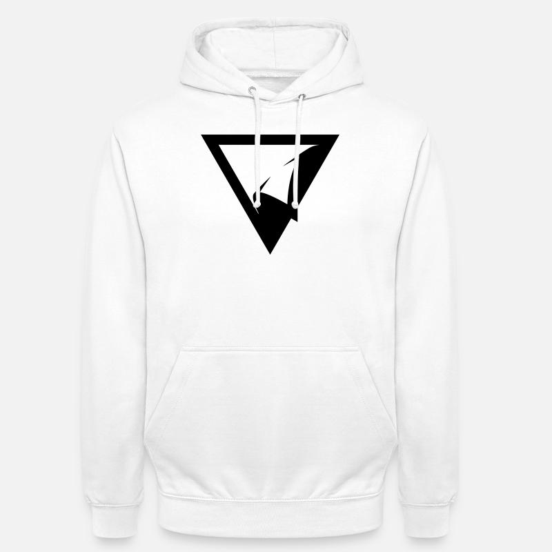 TRIANGLE PATCH - Unisex Hoodie - Weiß