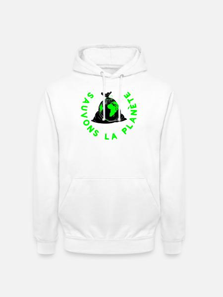 Save the planet - Unisex Hoodie - white