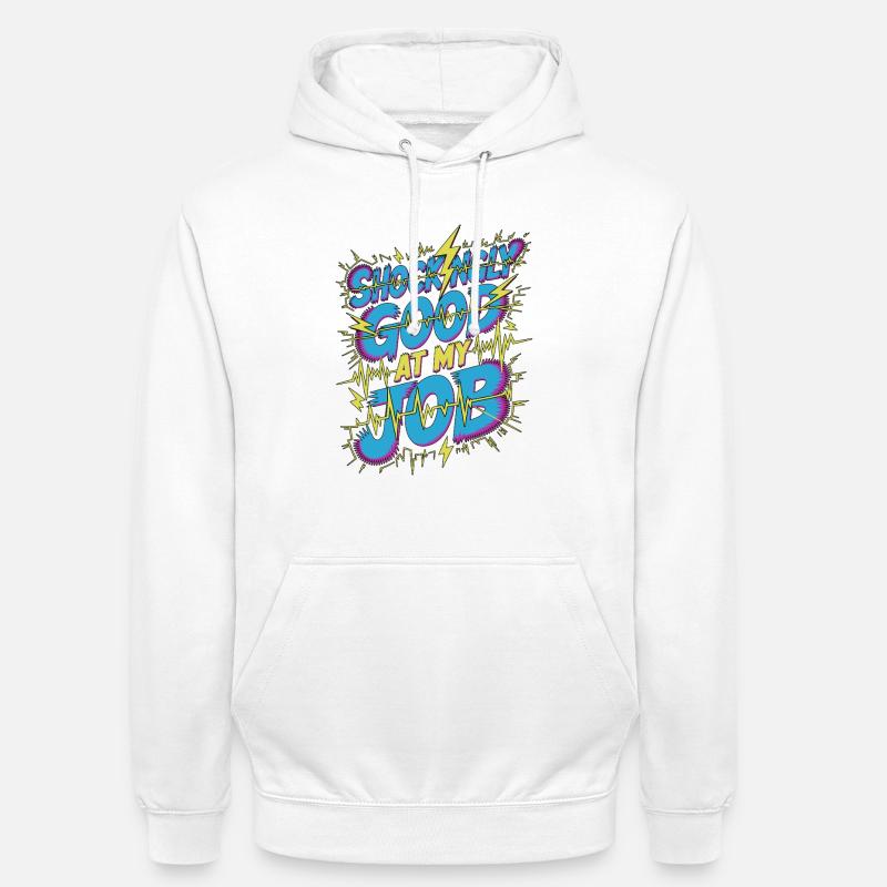 Cardiac Tech Shockingly Good Pacemaker Technician - Unisex Hoodie - Weiß