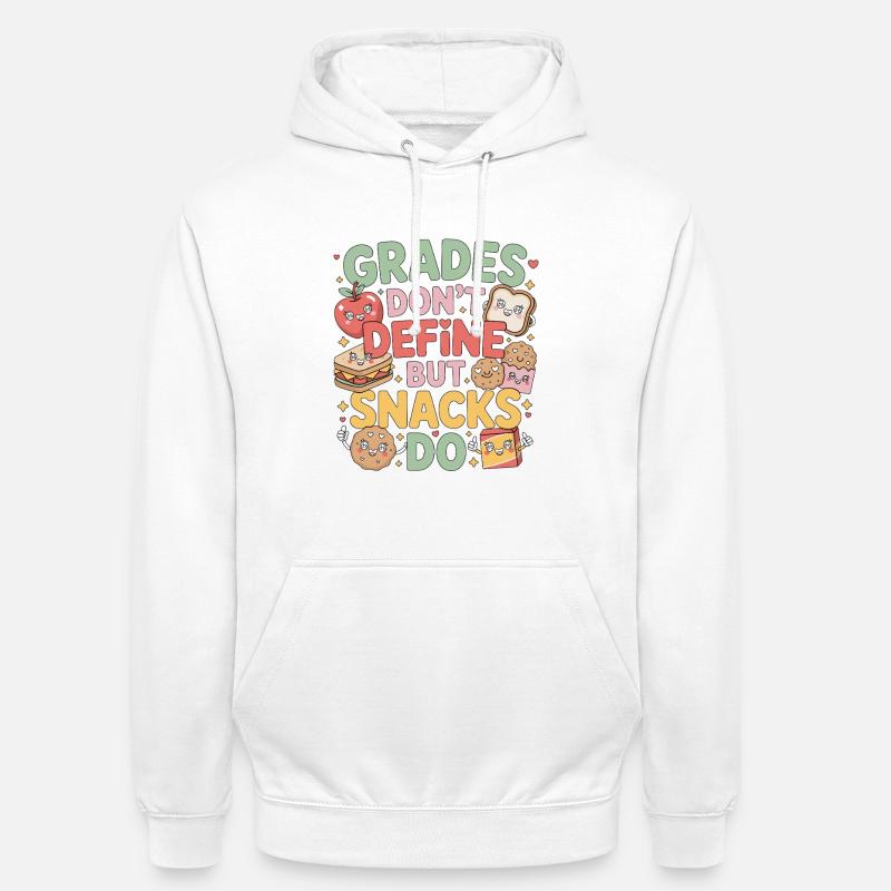 Elementary Teacher Grades Don't Define Education - Unisex Hoodie - Weiß