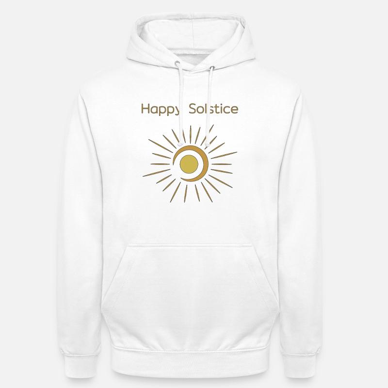 Litha Pagan Solstice d’été Midsommar - Sweat-shirt à capuche unisexe - blanc