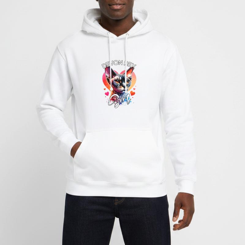 Devon Rex Mädchen Devon Rex Unisex Hoodie
