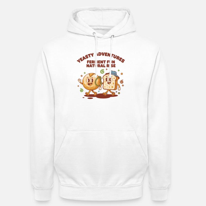Sourdough Bread Baking Baker Sourdough Starter - Unisex Hoodie - white
