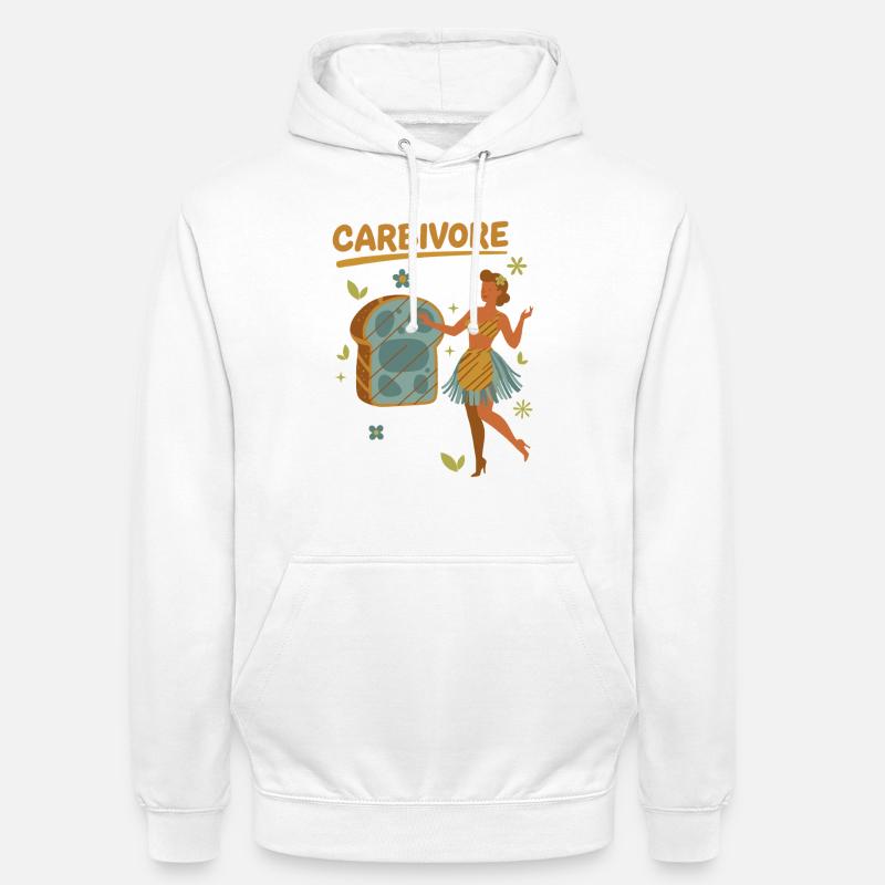 Sauerteig Brot Backbäcker KARBIVORE Sauerteig - Unisex Hoodie - Weiß