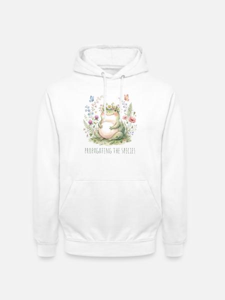 Vermehrung der Art, Garten-Mama - Unisex Hoodie - Weiß