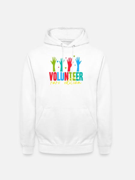 Volunteer Appreciation Rare Edition Volunteer - Unisex Hoodie - Weiß