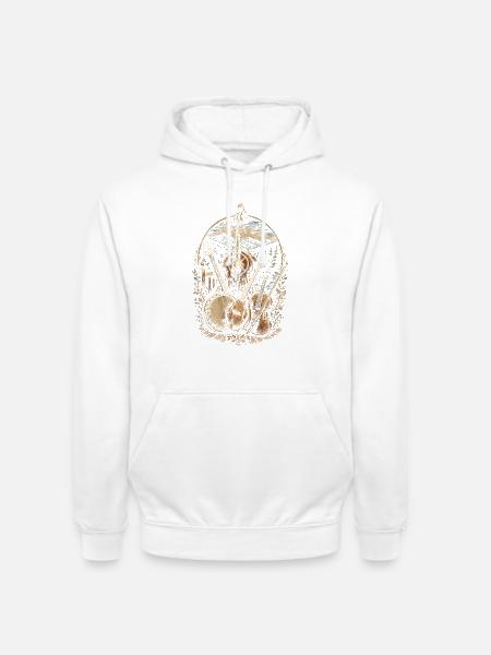 Bluegrass Musik - Unisex Hoodie - Weiß