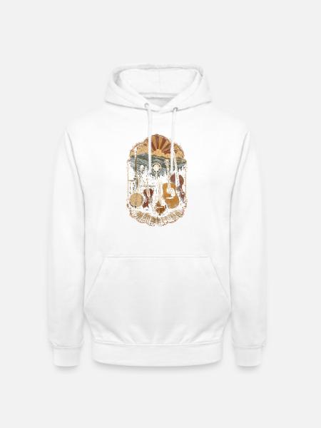 Bluegrass Musik - Unisex Hoodie - Weiß