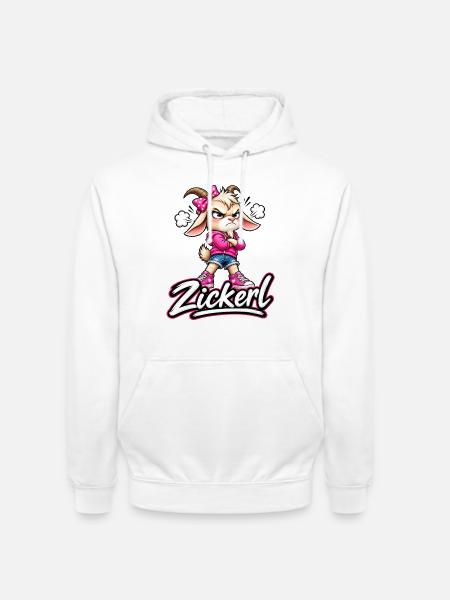 s'Zickerl - Unisex Hoodie - Weiß