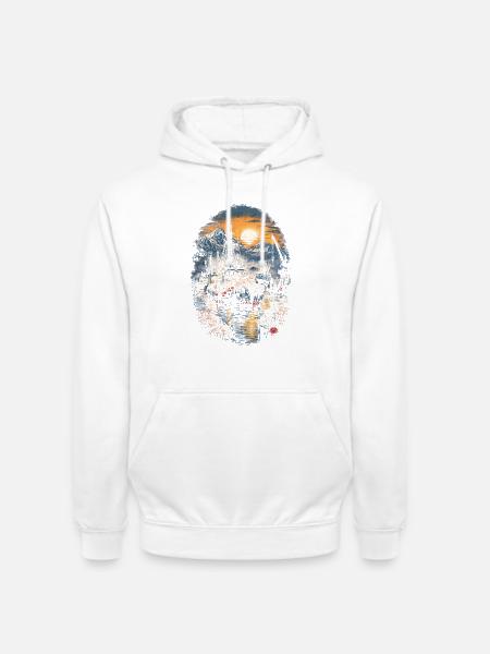 Alaska Königskrabben - Unisex Hoodie - Weiß