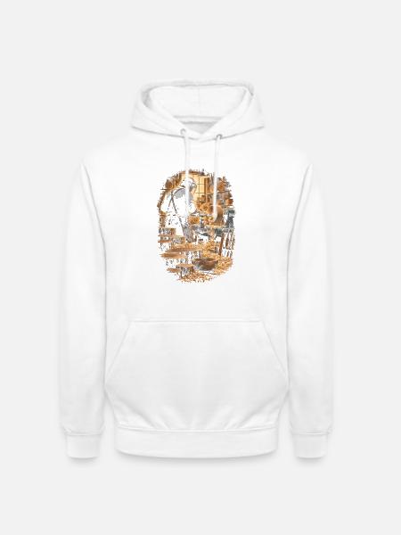 Drechseln Drechsler - Unisex Hoodie - Weiß