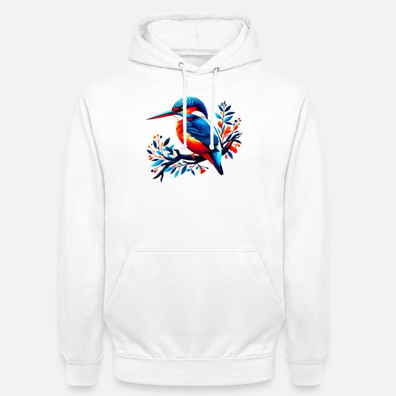 Eisvogel - Unisex Hoodie - Weiß