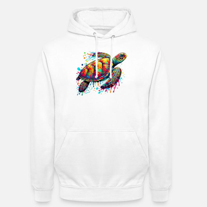 Schildkröte - Unisex Hoodie - Weiß
