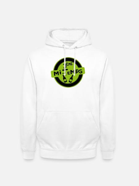 3rd Half - Unisex Hoodie - white