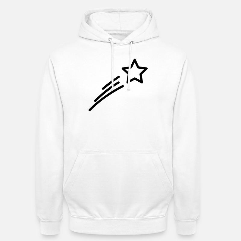 Sternschnuppe - Unisex Hoodie - Weiß