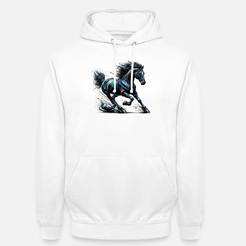 Pferd - Unisex Hoodie - Weiß