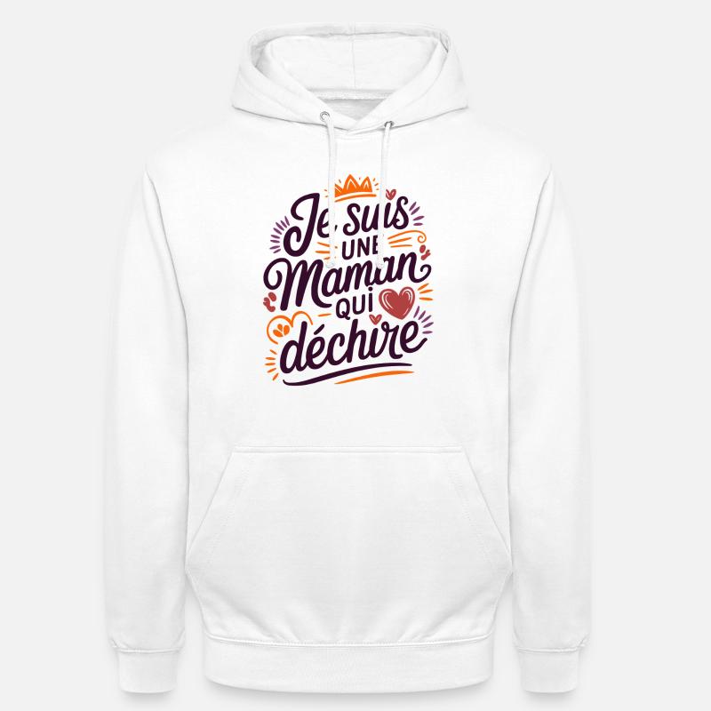 Ich bin eine Killer-Mutter - Unisex Hoodie - Weiß
