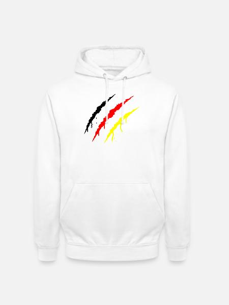 krallen_deutschland - Unisex Hoodie - white
