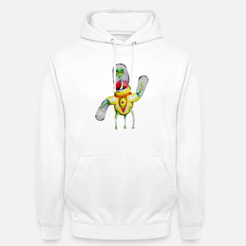 Jumpee - Sweat-shirt à capuche unisexe - blanc