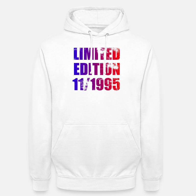 30e anniversaire Edition limitée 11/1995 - Sweat-shirt à capuche unisexe - blanc