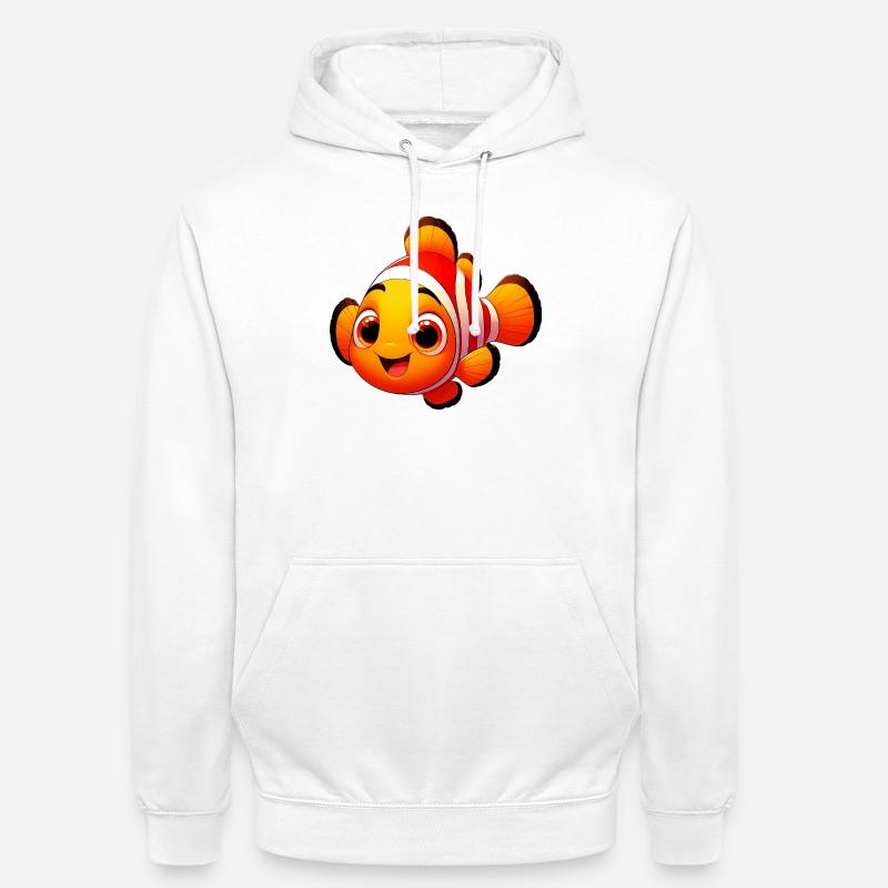 Clownfisch - Unisex Hoodie - Weiß