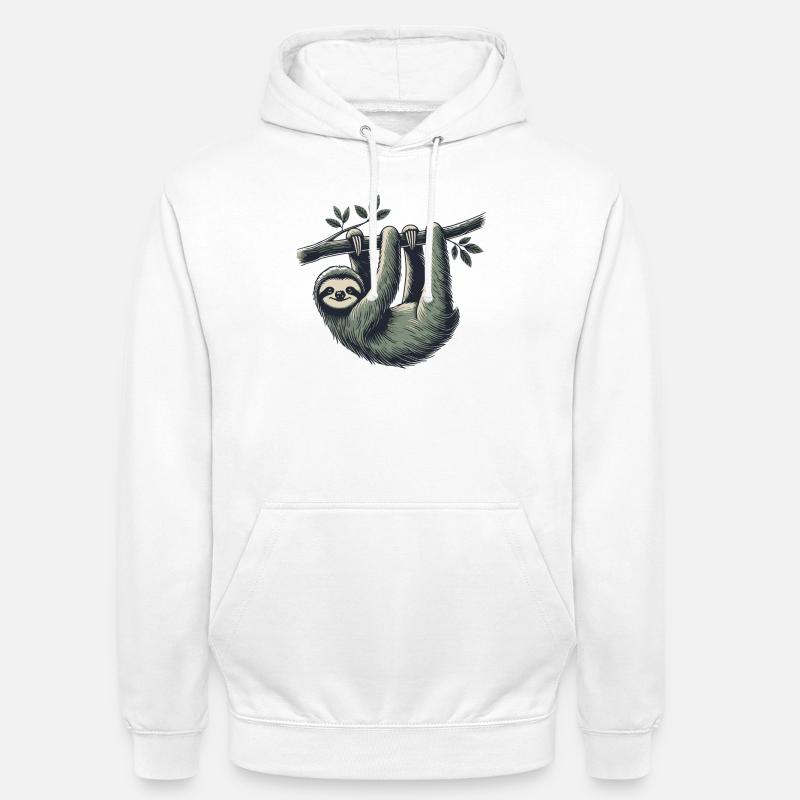 Paresse - Sweat-shirt à capuche unisexe - blanc