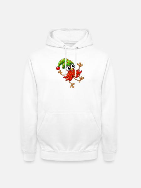 Floh Flitzefeder - Unisex Hoodie - Weiß