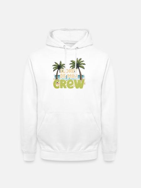 Lloret De Mar Crew - Unisex Hoodie - Weiß