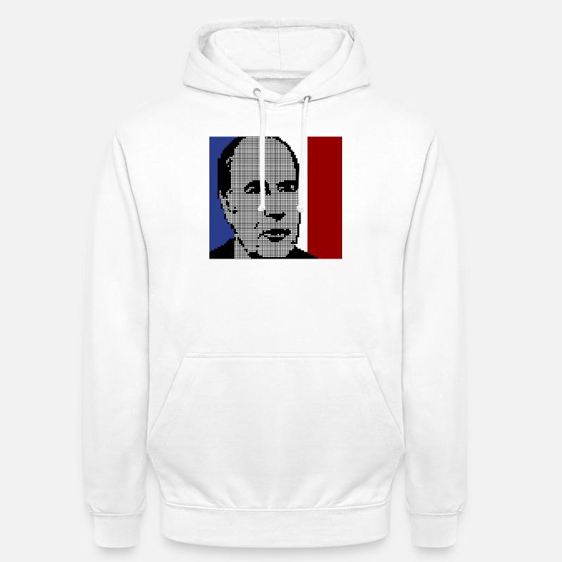 Mitterrand 1981 - Sweat-shirt à capuche unisexe - blanc