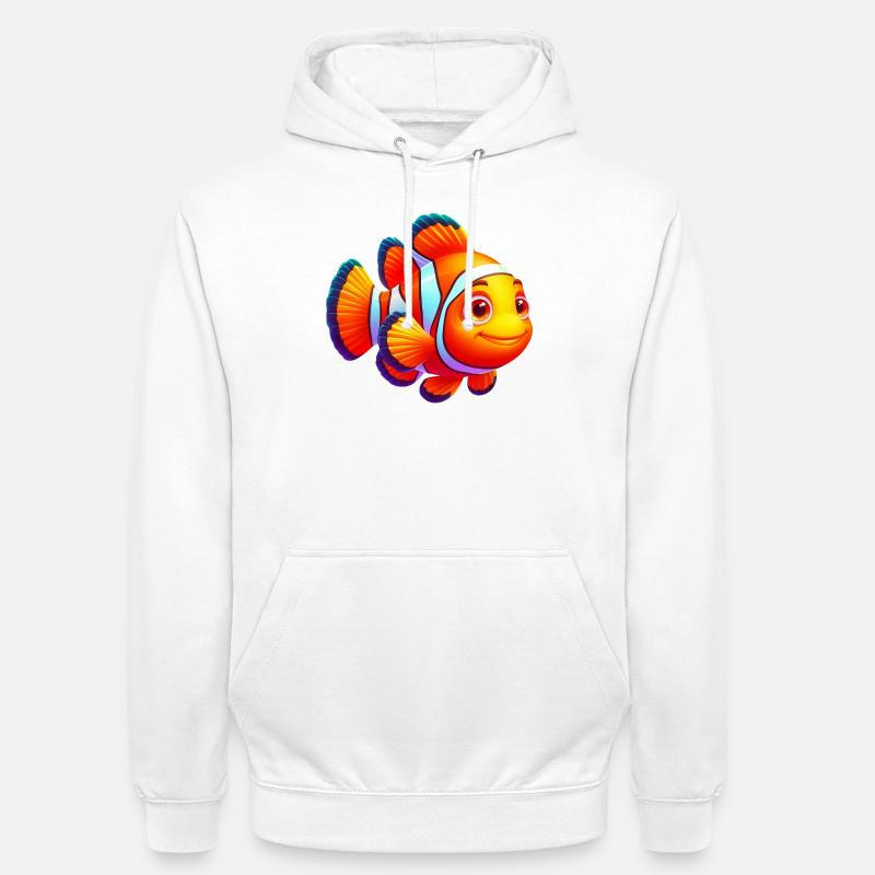 Clownfisch - Unisex Hoodie - Weiß