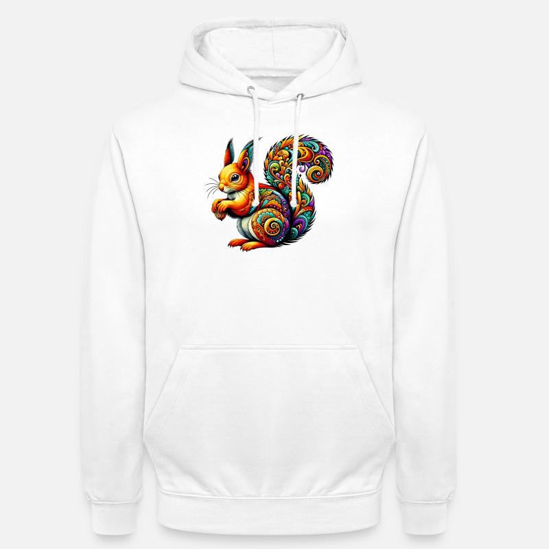 Eichhörnchen - Unisex Hoodie - Weiß