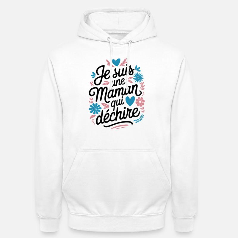 Ich bin eine Killer-Mutter - Unisex Hoodie - Weiß