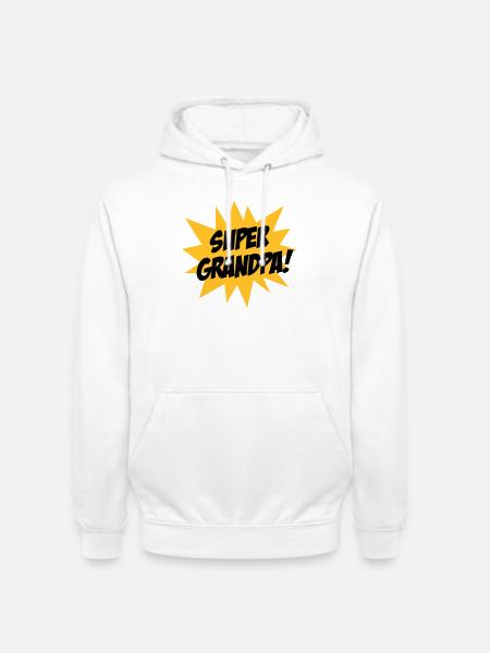 Super Grandpa ! - Unisex Hoodie - white