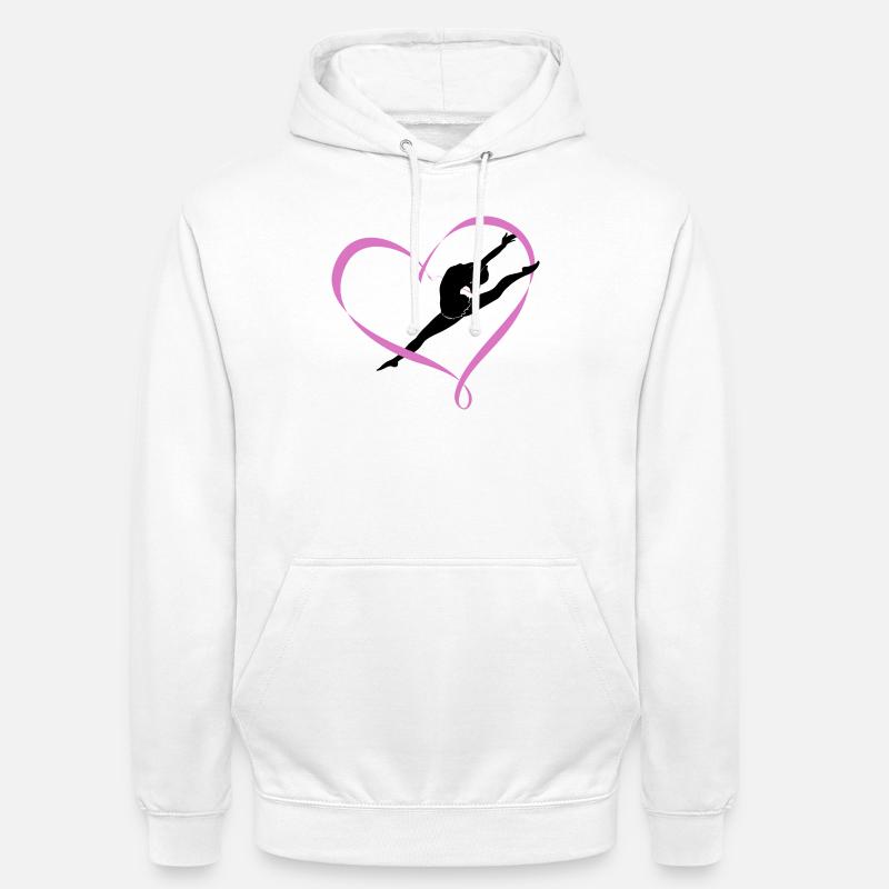 Danser - Sweat-shirt à capuche unisexe - blanc