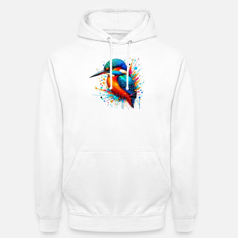 Eisvogel - Unisex Hoodie - Weiß