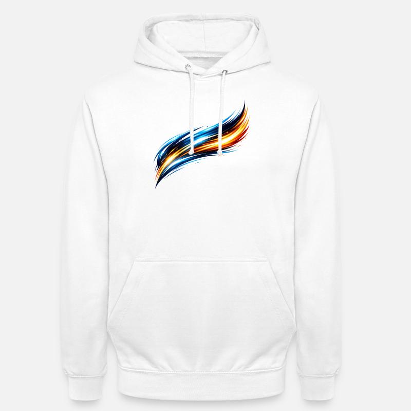Sportliches Trikot Design Dynamischer Effekt - Unisex Hoodie - Weiß