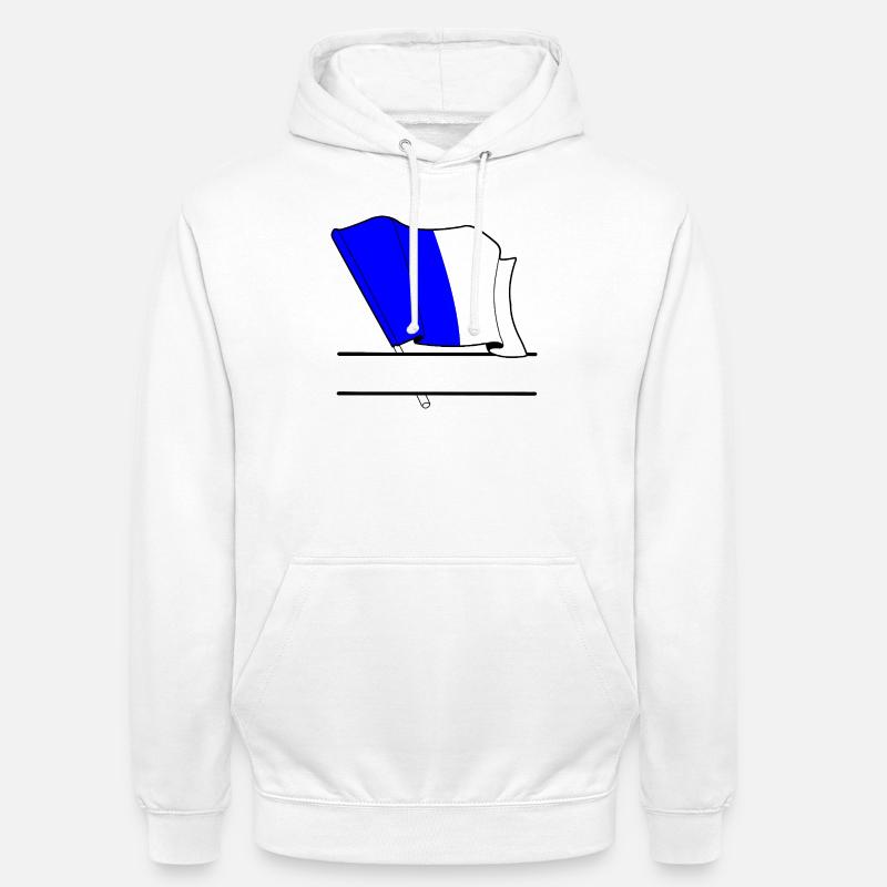 Drapeau Personnalisé de Spa - Sweat-shirt à capuche unisexe - blanc