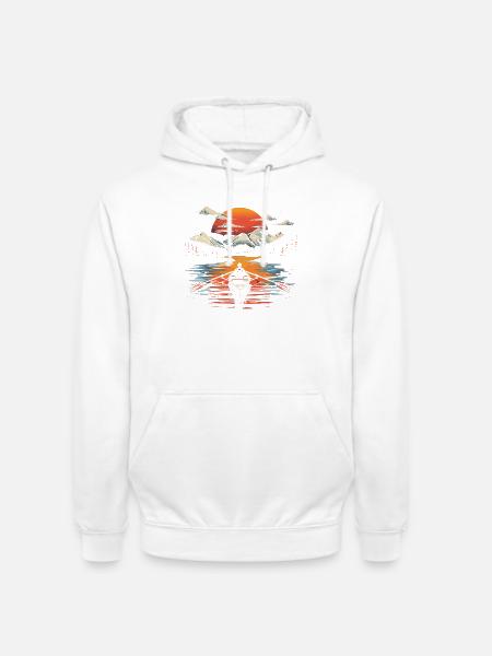 Rudern - Unisex Hoodie - Weiß
