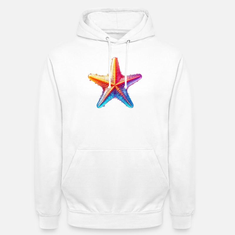 Seestern - Unisex Hoodie - Weiß