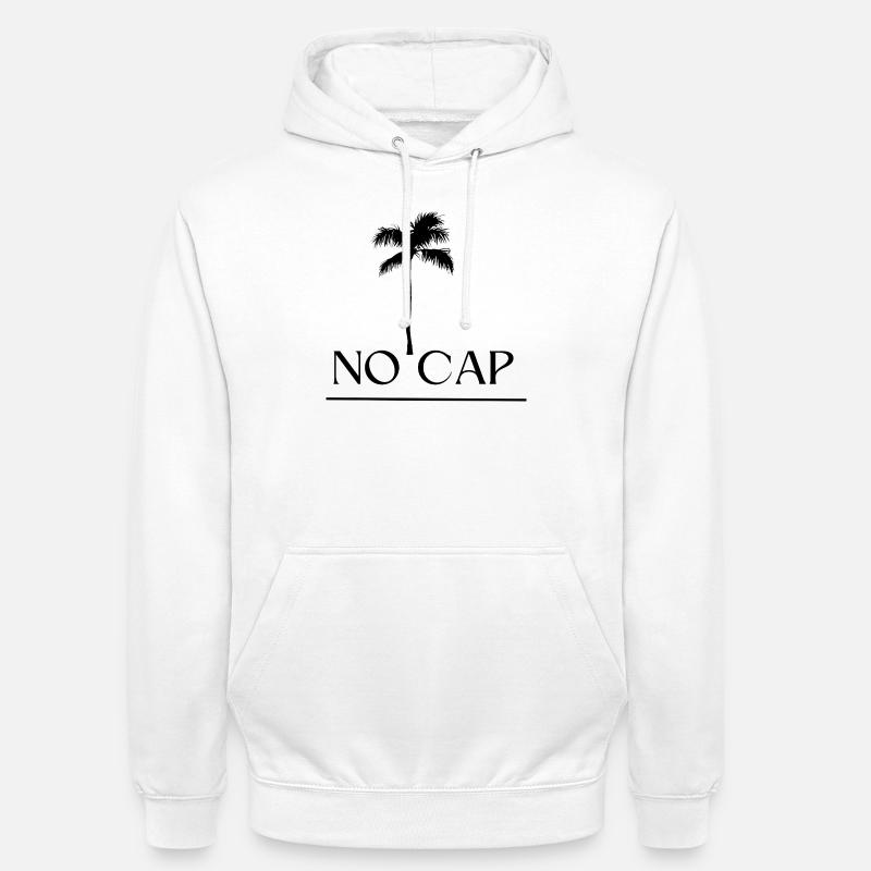 Pas de conception de capuchon - Sweat-shirt à capuche unisexe - blanc