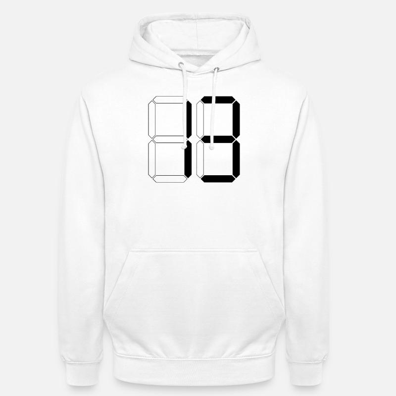 NUMÉRO 13 Treize Cadeaux d’anniversaire numériques - Sweat-shirt à capuche unisexe - blanc