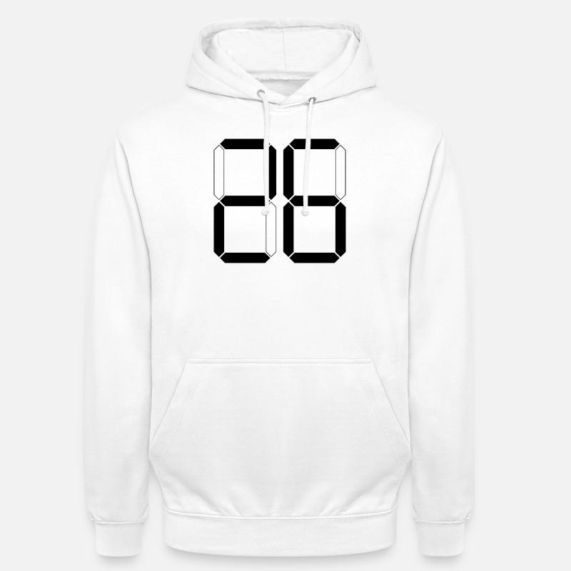 NUMÉRO 26 Vingt-six Cadeaux Numériques - Sweat-shirt à capuche unisexe - blanc