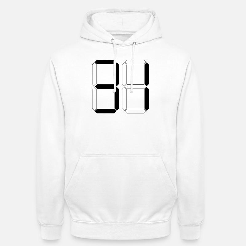 NUMMER 31 Einunddreißig Geschenk Digital - Unisex Hoodie - Weiß
