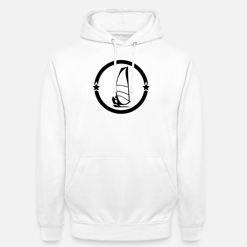 Windsurfen / Windsurfer / Windsurf / Windsurfing - Unisex Hoodie - Weiß