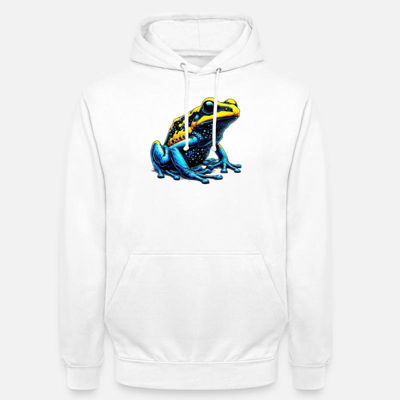 Grenouille - Sweat-shirt à capuche unisexe - blanc